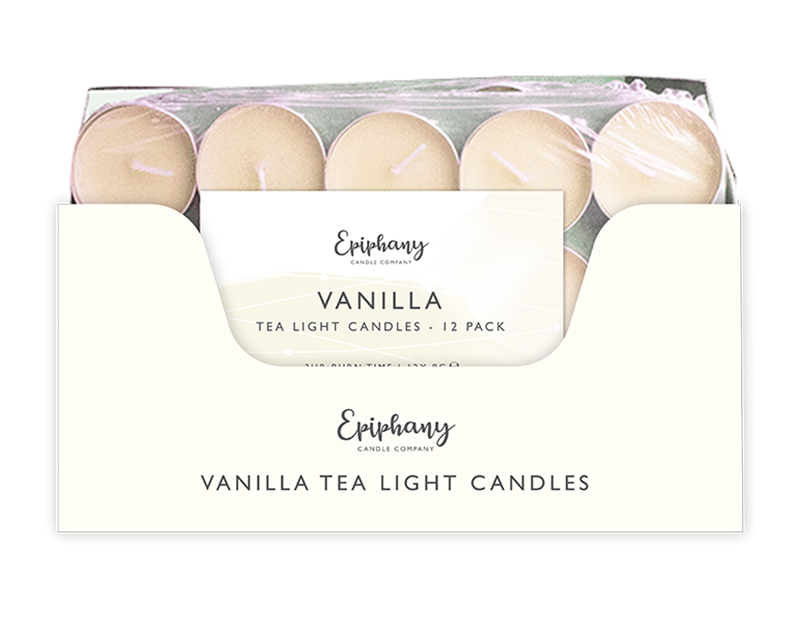 Vanilla Tealight Candles 12pk
